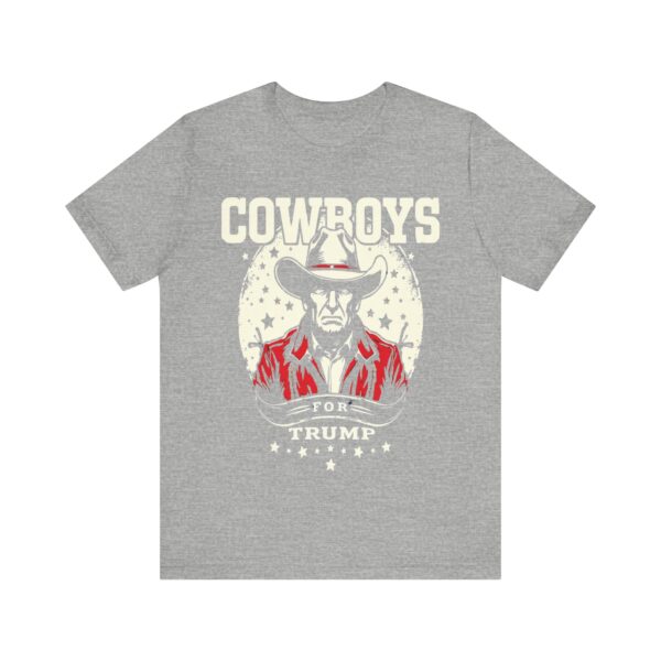 Cowboys for Trump - Western Patriotic T-Shirt, Cowboy Humor Tee, Americana Style Apparel — Western T-Shirt - Image 13