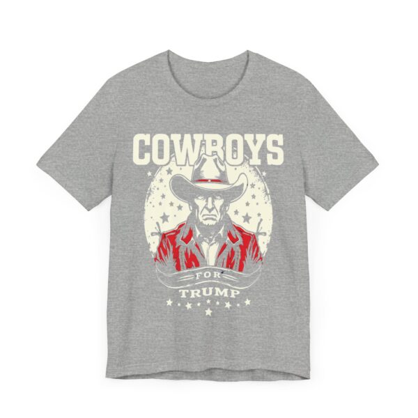 Cowboys for Trump - Western Patriotic T-Shirt, Cowboy Humor Tee, Americana Style Apparel — Western T-Shirt - Image 15