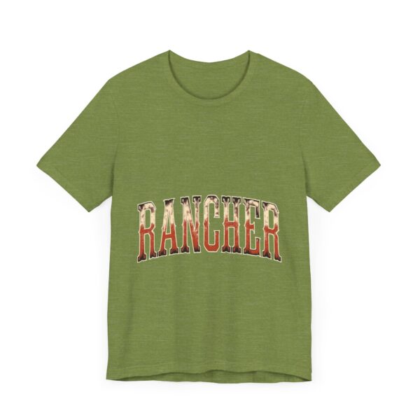 Rancher Legacy T-Shirt – Bold Western Typography for Rural Living Enthusiasts - Image 15