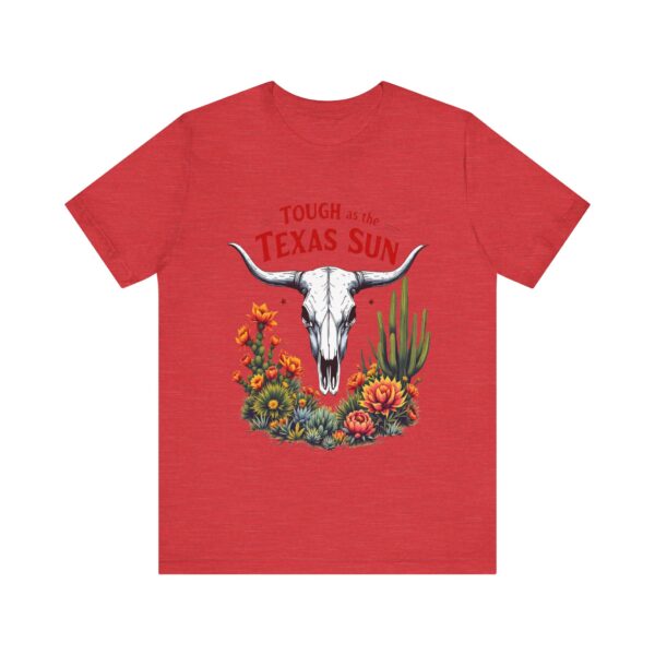 Texas Longhorn Skull T-Shirt - Tough as the Texas Sun with Cacti and Sagebrush — Western-Themed Clothing - Image 21