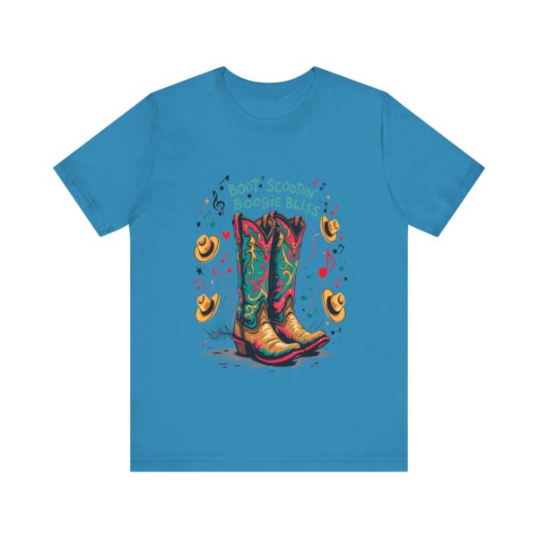 Boot Scootin' Boogie Bliss T-Shirt – Vibrant Country Dance Design with Musical Flair - Image 41