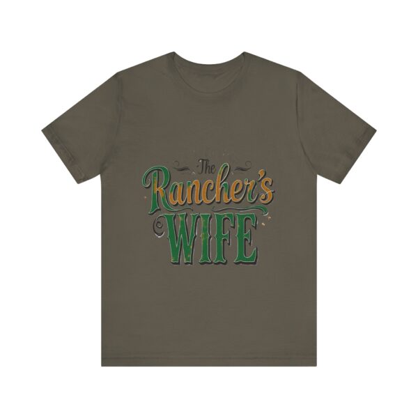 Rancher's Wife T-Shirt – Rustic Typography Design for Strong Country Women - Image 17