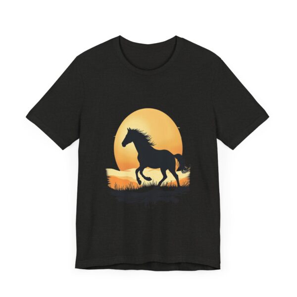 Sunset Rides Equestrian Serenity T-Shirt – Horseback Riding Sunset Graphic Tee - Image 23