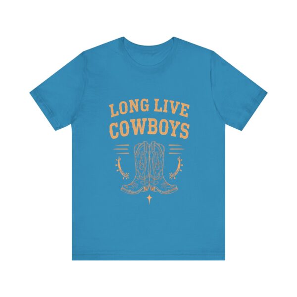 Long Live Cowboys Rustic Spur & Boot T-Shirt – Western Country Graphic Tee - Image 41