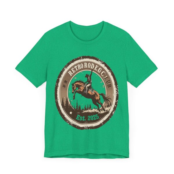 Retro Rodeo Club Bucking Bronco T-Shirt – Vintage Western Stamp Design - Image 39