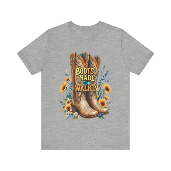 Boots Made for Walkin' T-Shirt – Rustic Cowgirl Boot Design with Country Flair - Image 49