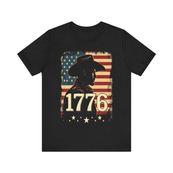 1776 Freedom T-Shirt – Cowboy Patriotic Vintage Graphic Design