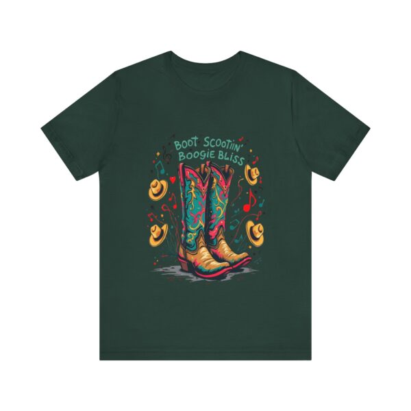 Boot Scootin' Boogie Bliss T-Shirt – Vibrant Country Dance Design with Musical Flair - Image 37