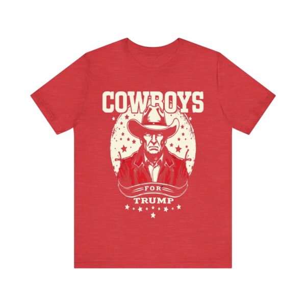 Cowboys for Trump - Western Patriotic T-Shirt, Cowboy Humor Tee, Americana Style Apparel — Western T-Shirt - Image 21