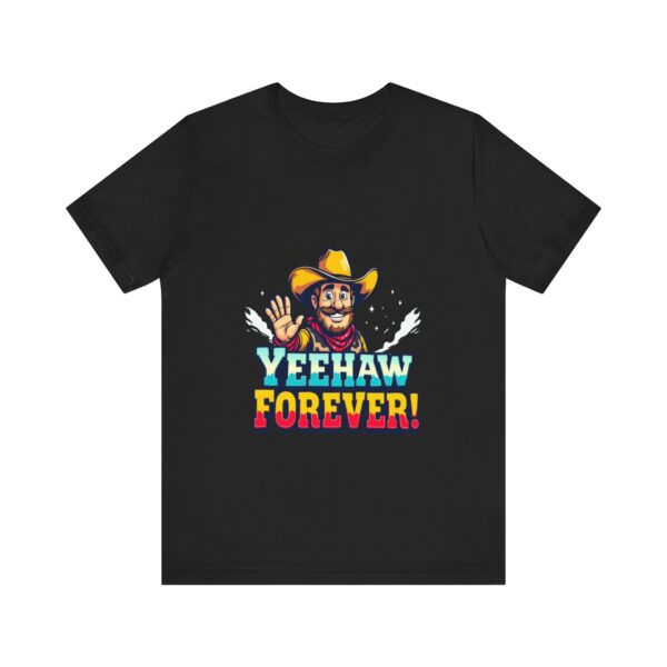 90s Cartoon Cowboy T-Shirt - "Yeehaw Forever!" Retro Western Graphic Tee for Nostalgia Lovers