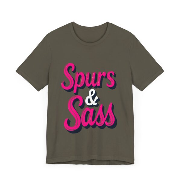 Spurs & Sass T-Shirt – Western Cowgirl Graphic for Bold Attitudes - Image 27