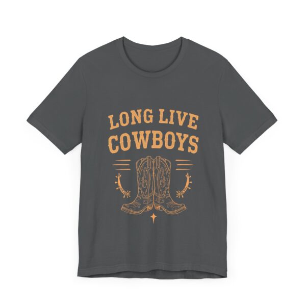 Long Live Cowboys Rustic Spur & Boot T-Shirt – Western Country Graphic Tee - Image 55