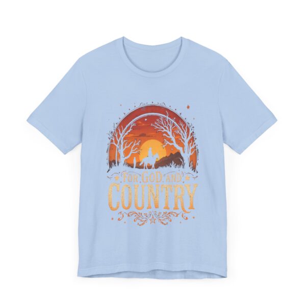 For God and Country T-Shirt – Cowboy Spirit Design for Faith and Freedom - Image 43