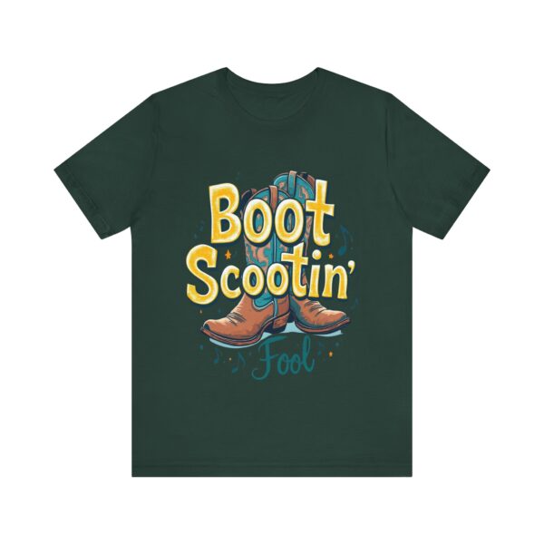 Boot Scootin’ Fool T-Shirt – Playful Country Dance Design with Rustic Charm - Image 33