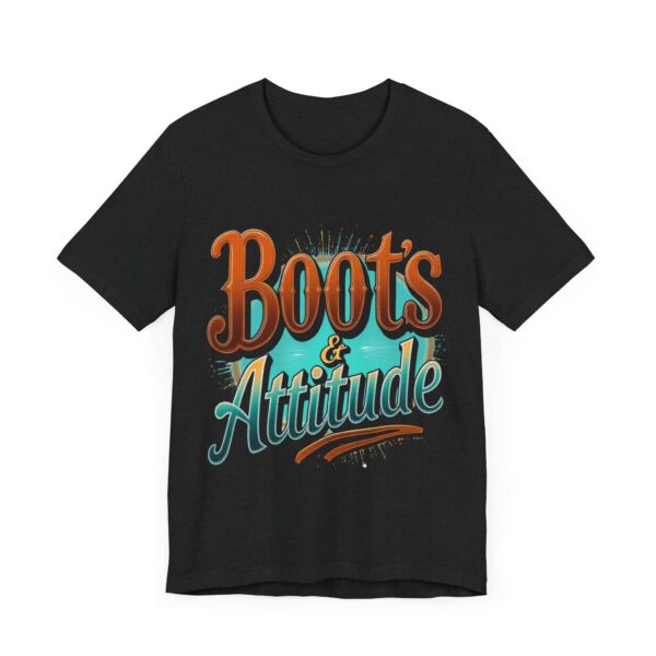 Boots & Attitude T-Shirt – The Cowgirl's Creed Western Graphic - Image 15