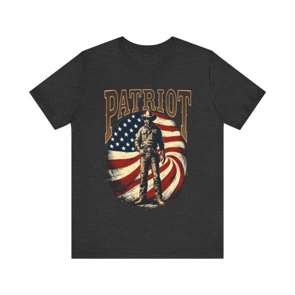 Patriot By Choice T-Shirt – Bold Cowboy Spirit and Patriotic Pride Design - Image 53