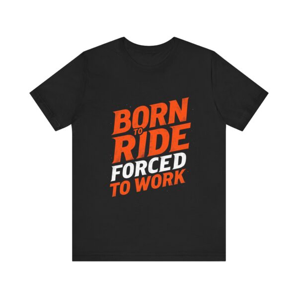 Born to Ride Forced to Work T-Shirt – Western Cowboy Graphic for Rodeo Fans