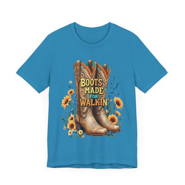 Boots Made for Walkin' T-Shirt – Rustic Cowgirl Boot Design with Country Flair - Image 43