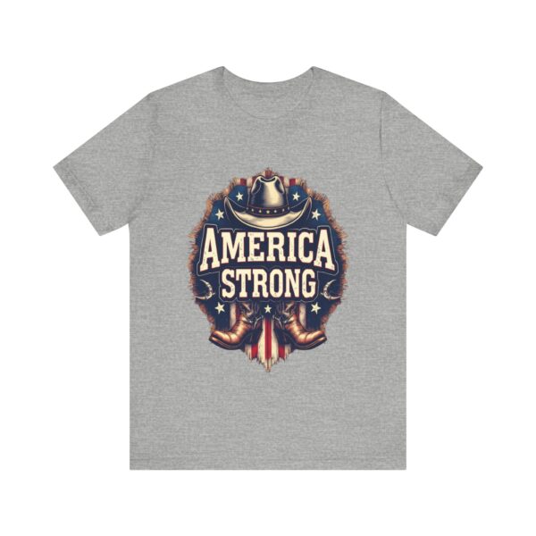 America Strong T-Shirt – Cowboy Pride and Patriotic Spirit Design - Image 49