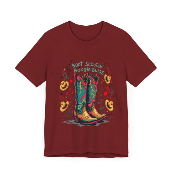 Boot Scootin' Boogie Bliss T-Shirt – Vibrant Country Dance Design with Musical Flair - Image 67