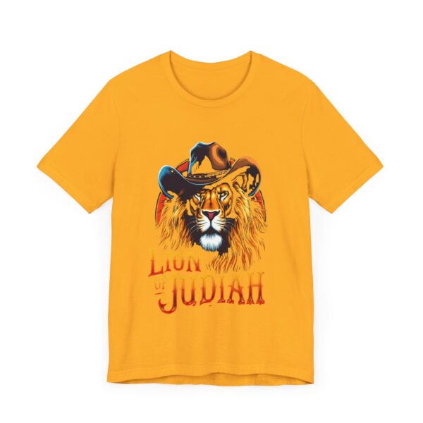 Ferocious Lion of Judah T-Shirt – Cowboy Gear Design for Faith and Strength - Image 15