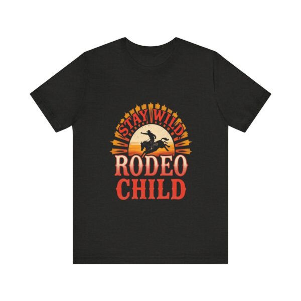 Stay Wild Rodeo Child T-Shirt – Vintage Western Graphic with Bronc Rider - Image 17