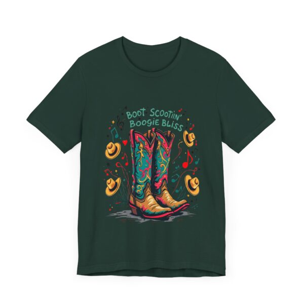 Boot Scootin' Boogie Bliss T-Shirt – Vibrant Country Dance Design with Musical Flair - Image 39