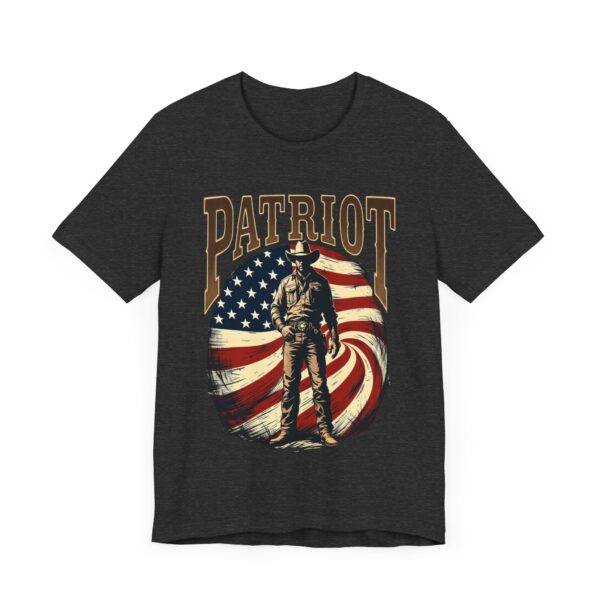 Patriot By Choice T-Shirt – Bold Cowboy Spirit and Patriotic Pride Design - Image 55