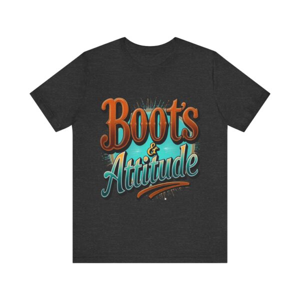 Boots & Attitude T-Shirt – The Cowgirl's Creed Western Graphic - Image 61