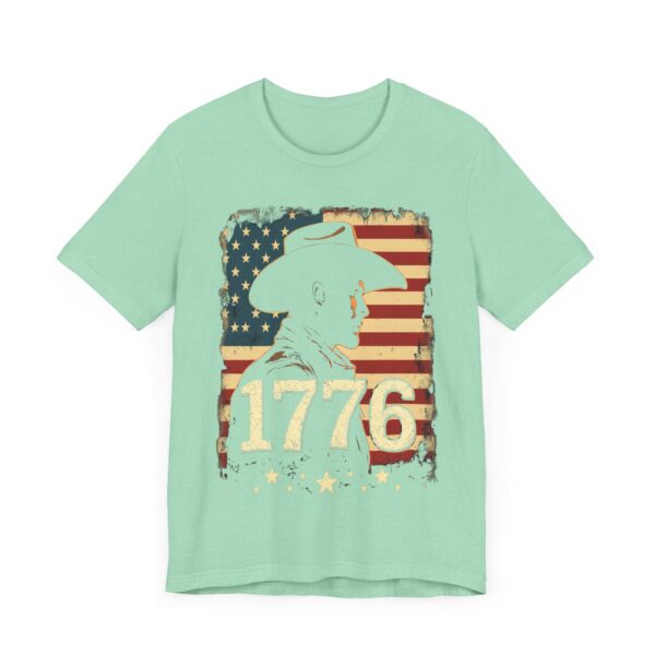 1776 Freedom T-Shirt – Cowboy Patriotic Vintage Graphic Design - Image 27