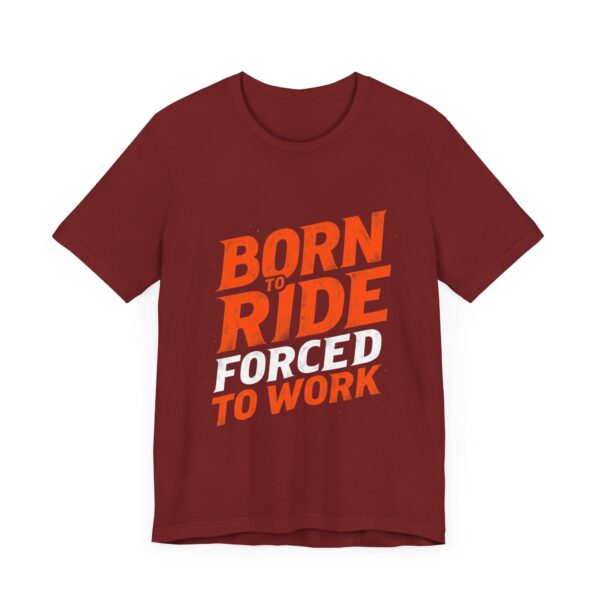 Born to Ride Forced to Work T-Shirt – Western Cowboy Graphic for Rodeo Fans - Image 67