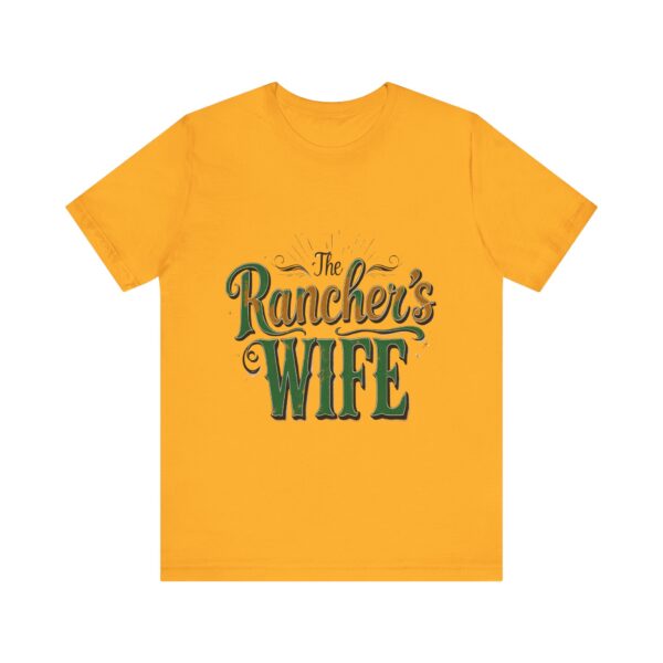 Rancher's Wife T-Shirt – Rustic Typography Design for Strong Country Women - Image 9