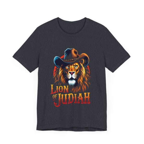 Ferocious Lion of Judah T-Shirt – Cowboy Gear Design for Faith and Strength - Image 63