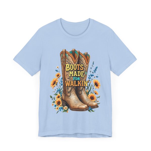 Boots Made for Walkin' T-Shirt – Rustic Cowgirl Boot Design with Country Flair - Image 47