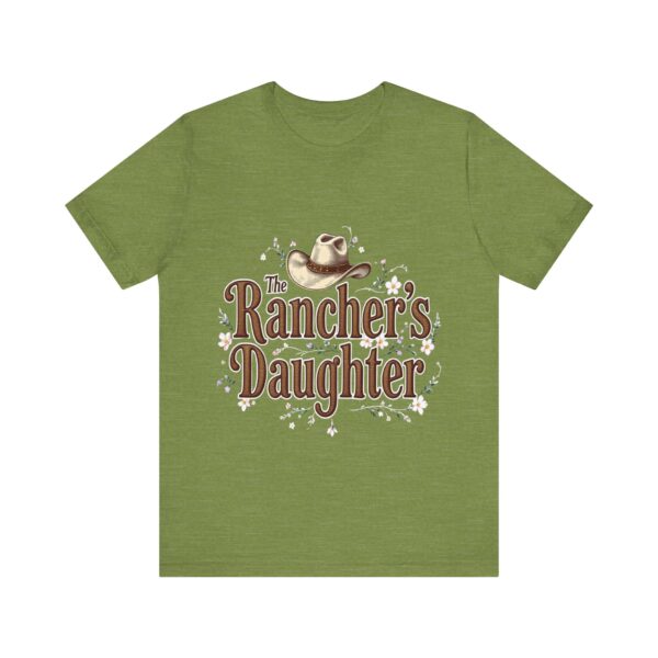 The Rancher's Daughter T-Shirt – Elegant Cowgirl Typography with Western Flair - Image 17