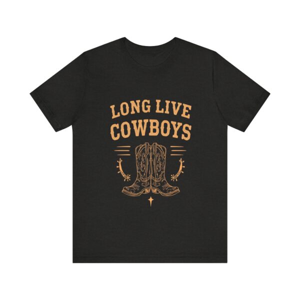 Long Live Cowboys Rustic Spur & Boot T-Shirt – Western Country Graphic Tee - Image 17