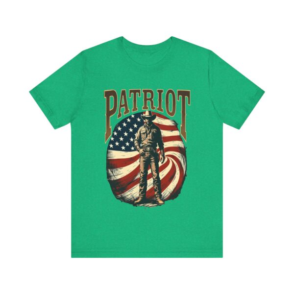 Patriot By Choice T-Shirt – Bold Cowboy Spirit and Patriotic Pride Design - Image 29