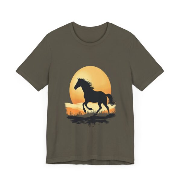 Sunset Rides Equestrian Serenity T-Shirt – Horseback Riding Sunset Graphic Tee - Image 31