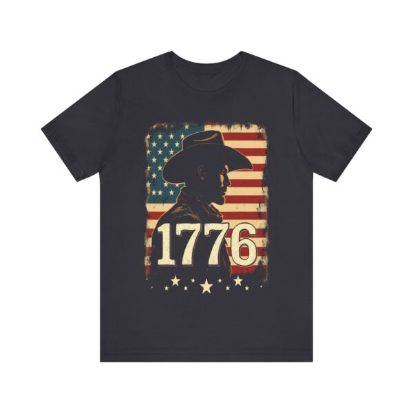 1776 Freedom T-Shirt – Cowboy Patriotic Vintage Graphic Design - Image 21