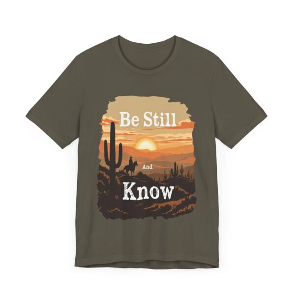 Be Still and Know T-Shirt – Cowboy Serenity Design for Faith and Western Lifestyle - Image 23