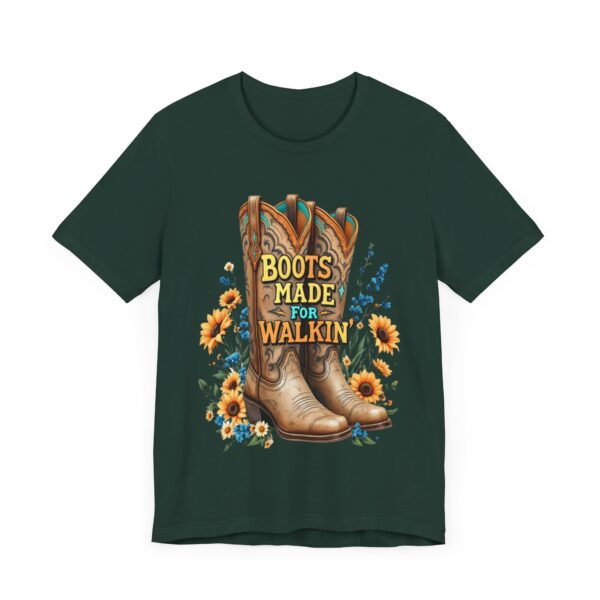 Boots Made for Walkin' T-Shirt – Rustic Cowgirl Boot Design with Country Flair - Image 39