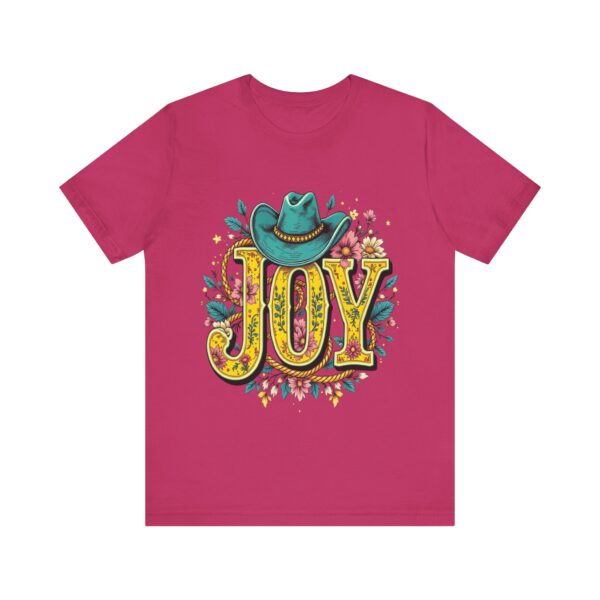 Bright Cowgirl Joy T-Shirt – Feminine Western Design with Cheerful Flair