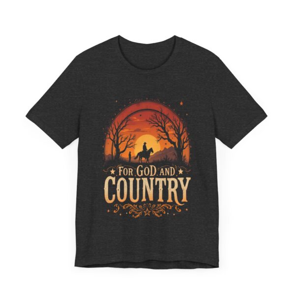 For God and Country T-Shirt – Cowboy Spirit Design for Faith and Freedom - Image 55