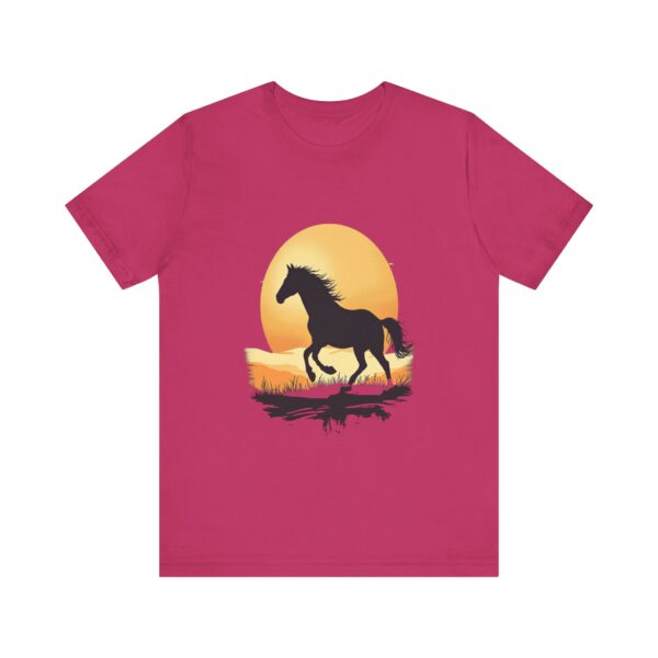 Sunset Rides Equestrian Serenity T-Shirt – Horseback Riding Sunset Graphic Tee - Image 61