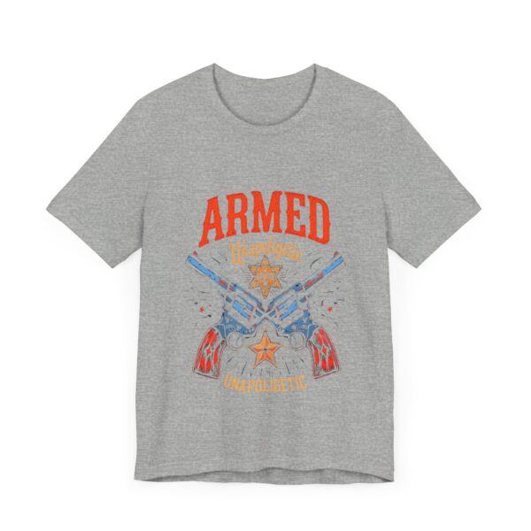 Armed & Unapologetic Cowboy Western T-Shirt - Bold Cowboy Tee for Wild West Lovers — Western Apparel - Image 15