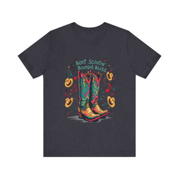 Boot Scootin' Boogie Bliss T-Shirt – Vibrant Country Dance Design with Musical Flair - Image 57