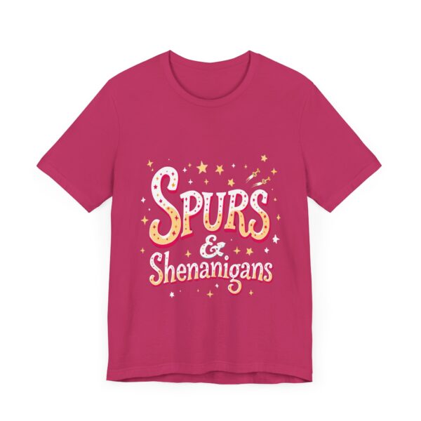 Western Ranch Spurs & Shenanigans Playful Typography | Cowgirl Graphic T-Shirt | Country Style - Image 63