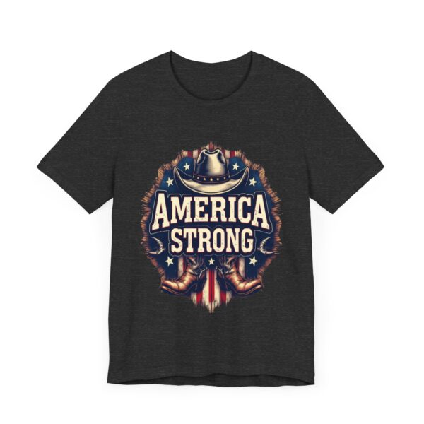 America Strong T-Shirt – Cowboy Pride and Patriotic Spirit Design - Image 59