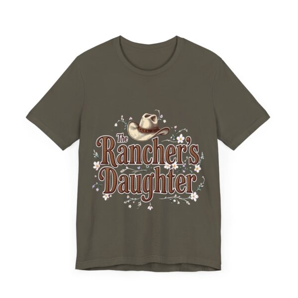 The Rancher's Daughter T-Shirt – Elegant Cowgirl Typography with Western Flair - Image 23