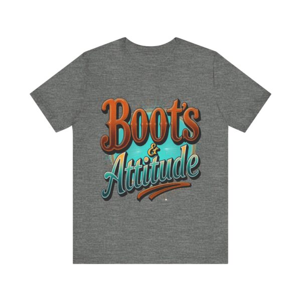 Boots & Attitude T-Shirt – The Cowgirl's Creed Western Graphic - Image 5